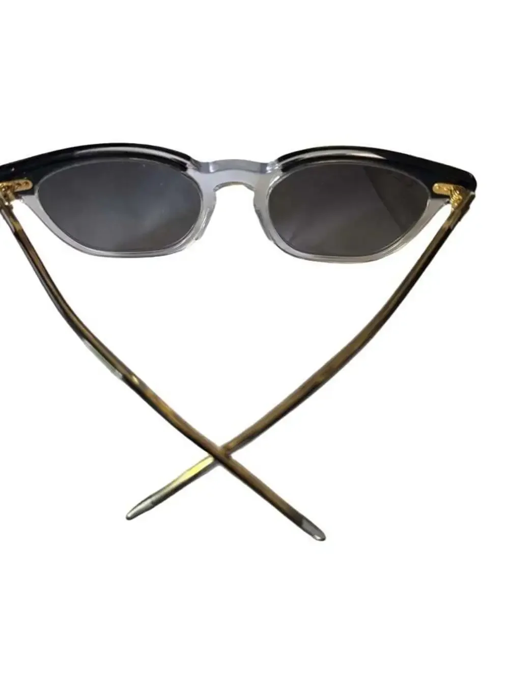 Ray-Ban RB2298 Hawkeye Polarized Sunglasses in Black and Transparent